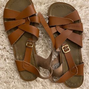 Tan Saltwater Sandals
